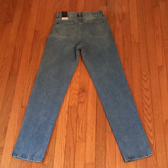 No Boundaries Super High Rise Straight Jeans Size 5 NWT - Picture 2 of 5